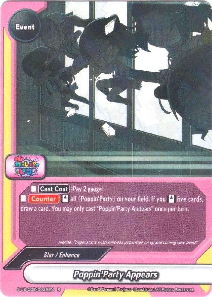 Image for Poppin'Party Appears (BanG Dream! Girls Band Party! PICO) (S-UB-C02/0028EN) - Future Card BuddyFight