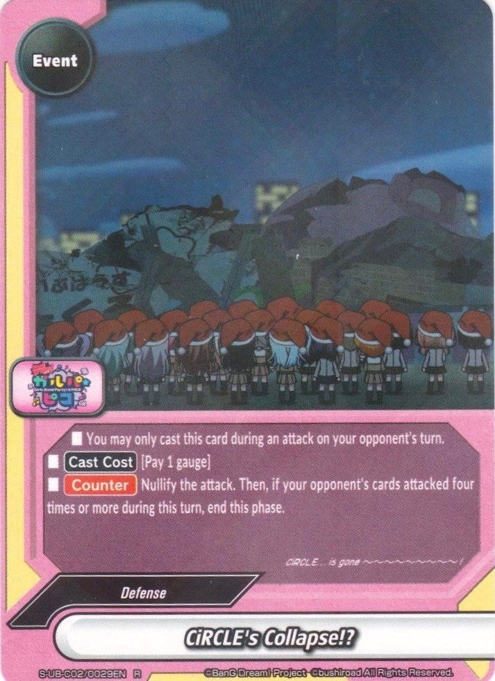 Image for CiRCLE's Collapse!? (BanG Dream! Girls Band Party! PICO) (S-UB-C02/0029EN) - Future Card BuddyFight
