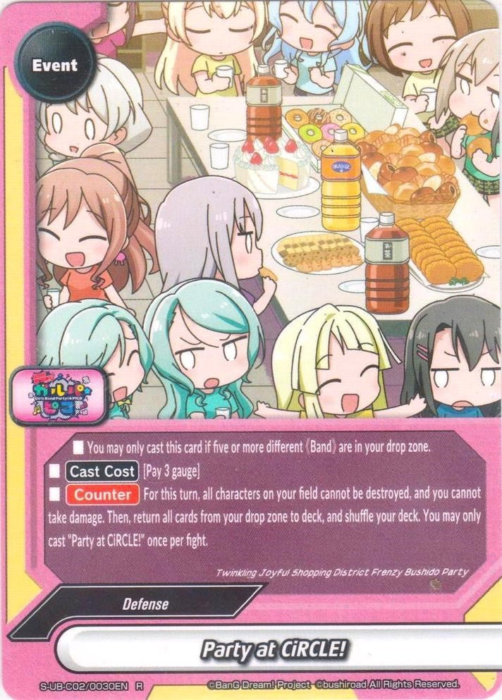 Image for Party at CiRCLE! (BanG Dream! Girls Band Party! PICO) (S-UB-C02/0030EN) - Future Card BuddyFight