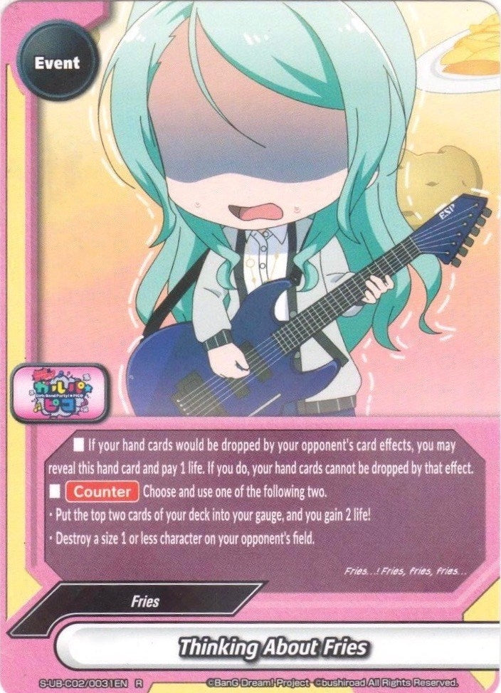 Image for Thinking About Fries (BanG Dream! Girls Band Party! PICO) (S-UB-C02/0031EN) - Future Card BuddyFight
