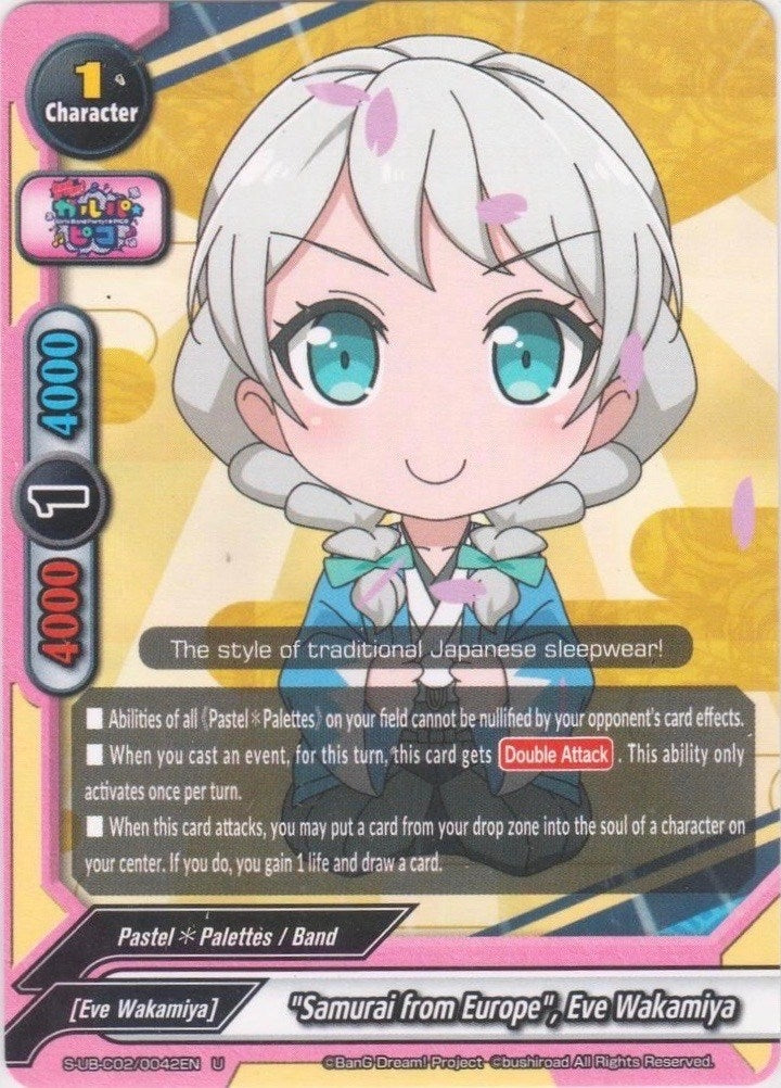 Image for "Samurai from Europe", Eve Wakamiya (BanG Dream! Girls Band Party! PICO) (S-UB-C02/0042EN) - Future Card BuddyFight