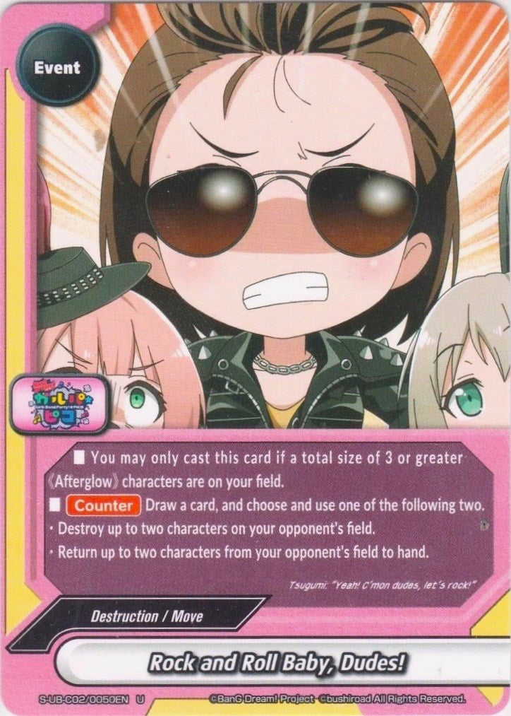 Image for Rock and Roll Baby, Dudes! (BanG Dream! Girls Band Party! PICO) (S-UB-C02/0050EN) - Future Card BuddyFight