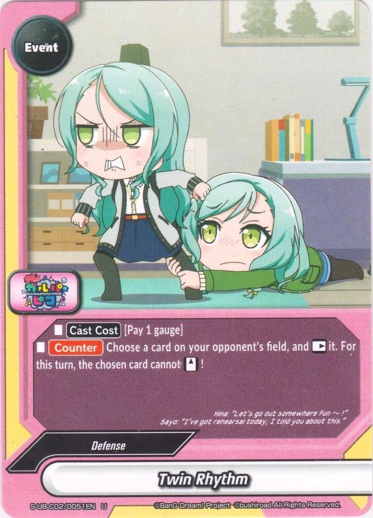 Image for Twin Rhythm (BanG Dream! Girls Band Party! PICO) (S-UB-C02/0051EN) - Future Card BuddyFight