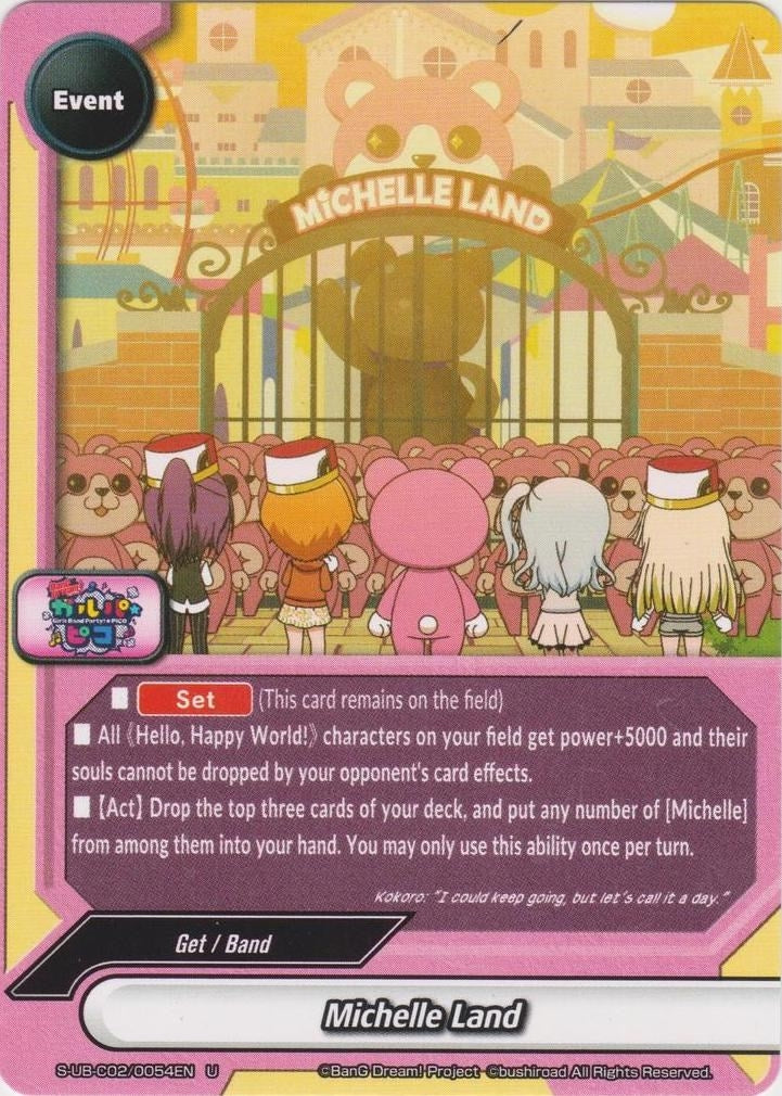 Image for Michelle Land (BanG Dream! Girls Band Party! PICO) (S-UB-C02/0054EN) - Future Card BuddyFight