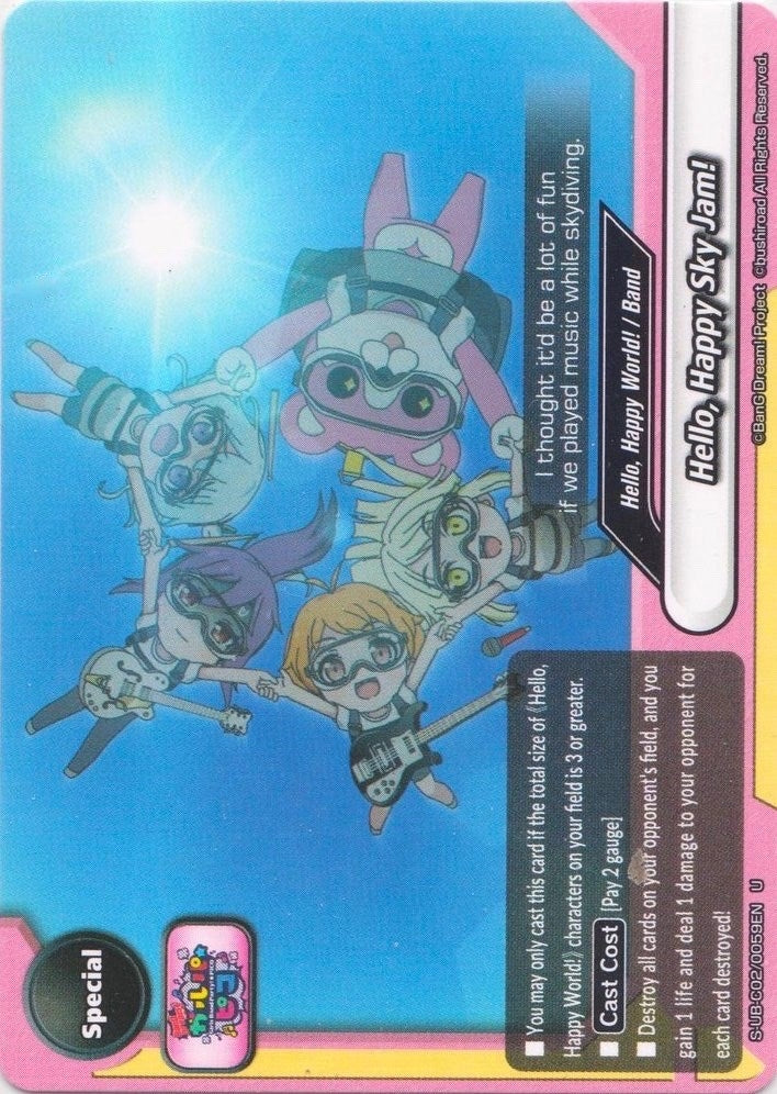 Image for Hello, Happy Sky Jam! (BanG Dream! Girls Band Party! PICO) (S-UB-C02/0059EN) - Future Card BuddyFight