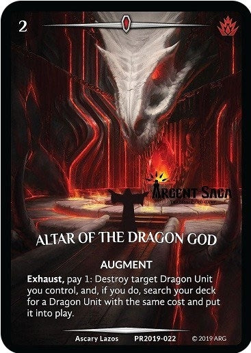 Image for Altar of the Dragon God (Full Art) (Argent Saga Championship - Stamped) (Argent Saga Promos) (PR2019-022) - Argent Saga TCG