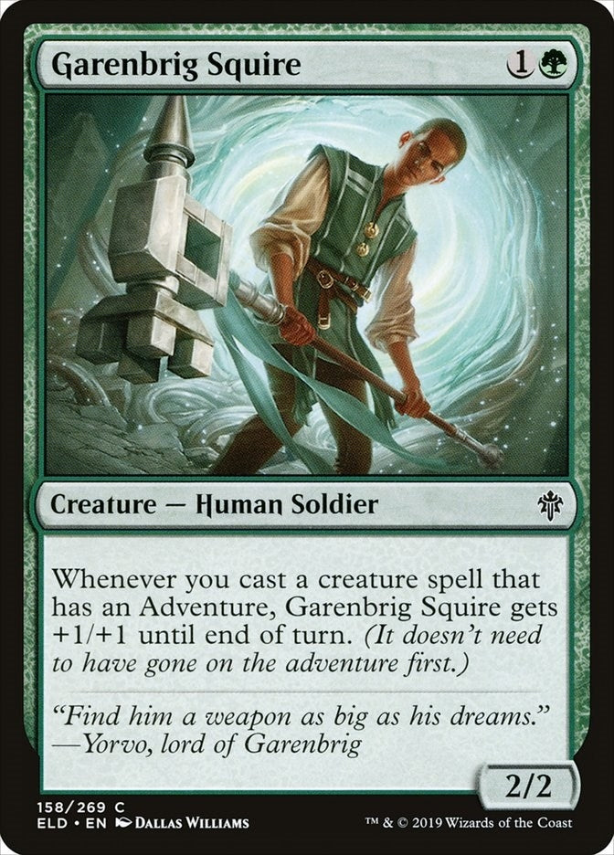 Image for Garenbrig Squire (Throne of Eldraine) (158) - Magic: The Gathering