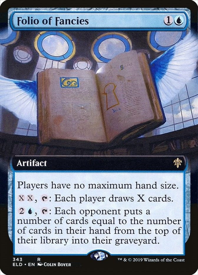 Image for Folio of Fancies (Extended Art) (Throne of Eldraine) (343) - Magic: The Gathering