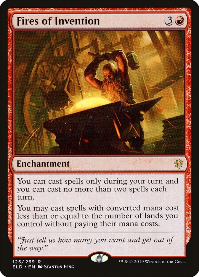 Image for Fires of Invention (Throne of Eldraine) (125) - Magic: The Gathering
