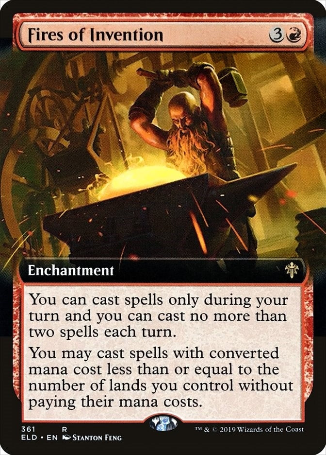 Image for Fires of Invention (Extended Art) (Throne of Eldraine) (361) - Magic: The Gathering