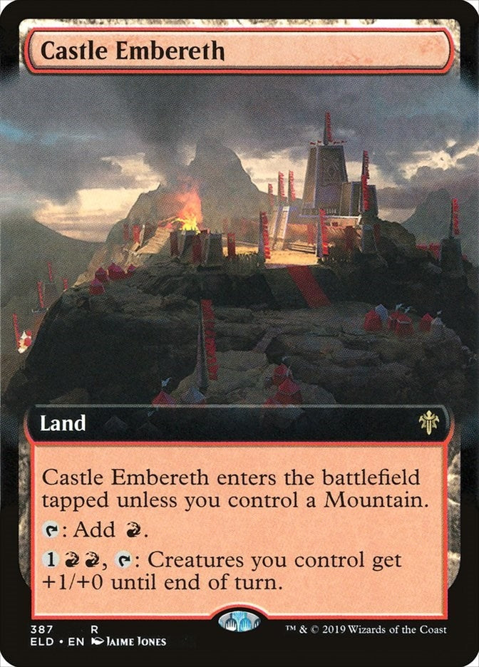 Image for Castle Embereth (Extended Art) (Throne of Eldraine) (387) - Magic: The Gathering