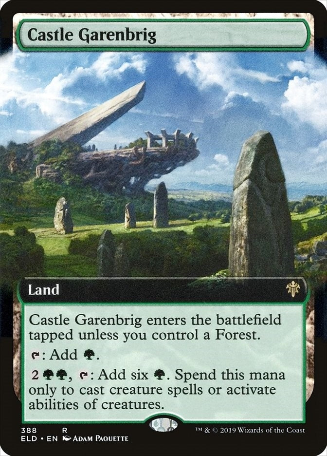 Image for Castle Garenbrig (Extended Art) (Throne of Eldraine) (388) - Magic: The Gathering