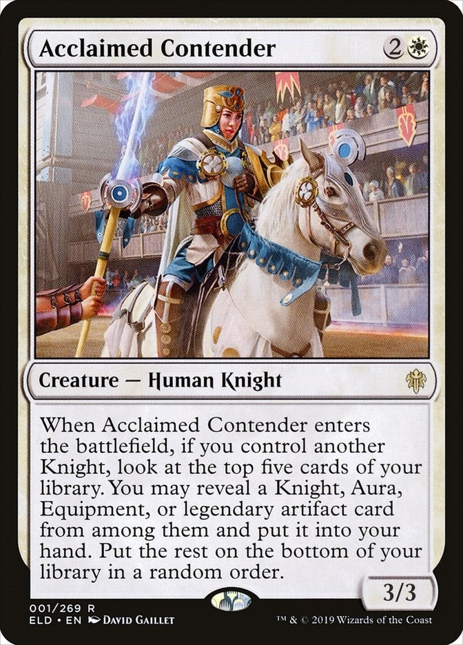 Image for Acclaimed Contender (Throne of Eldraine) (1) - Magic: The Gathering