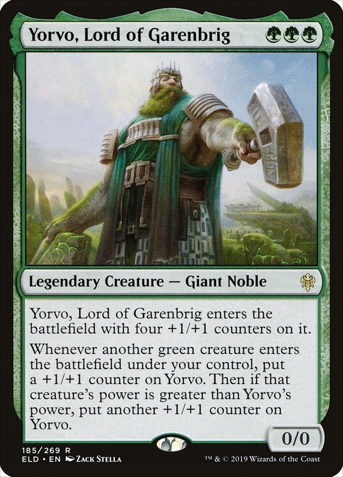 Image for Yorvo, Lord of Garenbrig (Throne of Eldraine) (185) - Magic: The Gathering