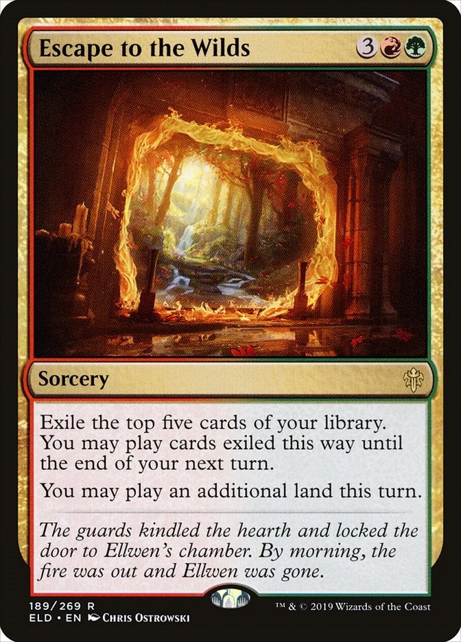 Image for Escape to the Wilds (Throne of Eldraine) (189) - Magic: The Gathering
