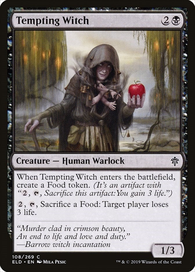 Image for Tempting Witch (Throne of Eldraine) (108) - Magic: The Gathering