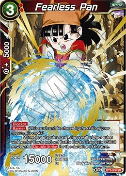 Image for Fearless Pan (Shatterfoil) (Draft Box 04 - Dragon Brawl) (BT3-008) - Dragon Ball Super: Masters