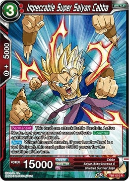 Image for Impeccable Super Saiyan Cabba (Shatterfoil) (Draft Box 04 - Dragon Brawl) (TB1-010) - Dragon Ball Super: Masters