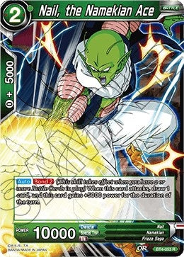 Image for Nail, the Namekian Ace (Shatterfoil) (Draft Box 04 - Dragon Brawl) (BT4-053) - Dragon Ball Super: Masters