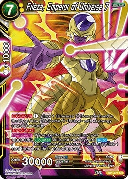Image for Frieza, Emperor of Universe 7 (Shatterfoil) (Draft Box 04 - Dragon Brawl) (TB1-077) - Dragon Ball Super: Masters