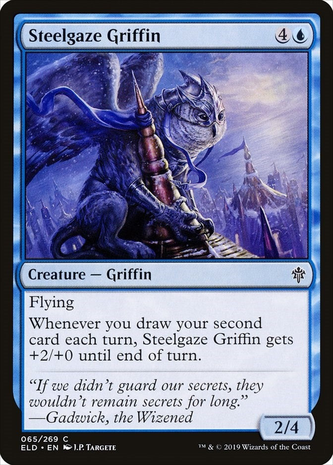 Image for Steelgaze Griffin (Throne of Eldraine) (65) - Magic: The Gathering