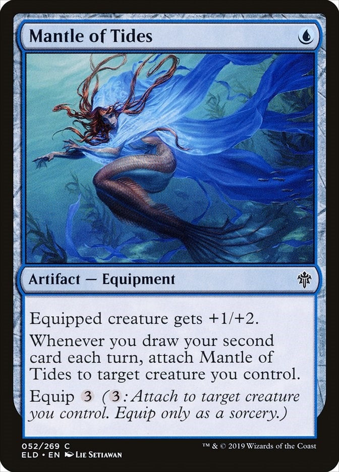 Image for Mantle of Tides (Throne of Eldraine) (52) - Magic: The Gathering