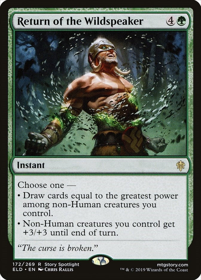 Image for Return of the Wildspeaker (Throne of Eldraine) (172) - Magic: The Gathering