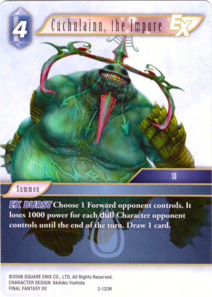Image for Cuchulainn, the Impure EX - 2-133R (Deck Exclusive Cards) (2-133R) - Final Fantasy TCG