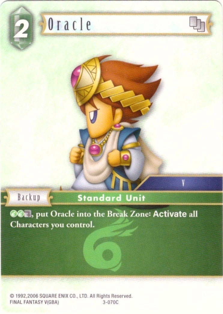 Image for Oracle - 3-070C (Deck Exclusive Cards) (3-070C) - Final Fantasy TCG