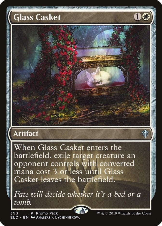 Image for Glass Casket (Promo Pack: Throne of Eldraine) (393) - Magic: The Gathering