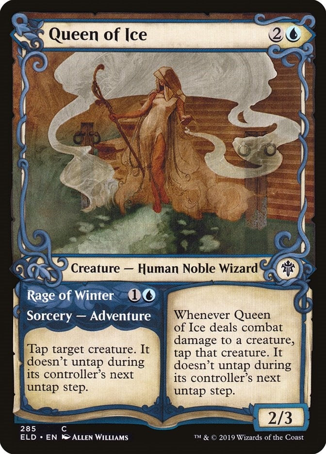 Image for Queen of Ice (Showcase) (Throne of Eldraine) (285) - Magic: The Gathering