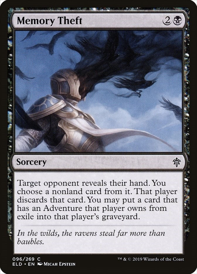 Image for Memory Theft (Throne of Eldraine) (96) - Magic: The Gathering