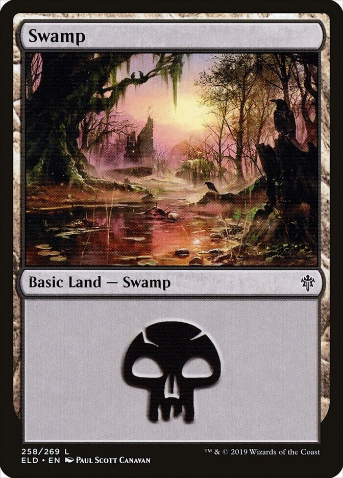 Image for Swamp (258) (Throne of Eldraine) (258) - Magic: The Gathering