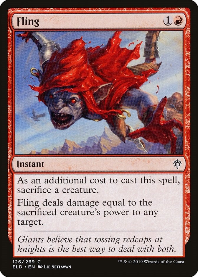 Image for Fling (Throne of Eldraine) (126) - Magic: The Gathering