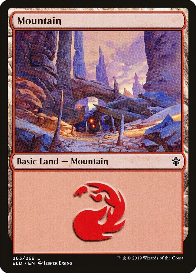 Image for Mountain (263) (Throne of Eldraine) (263) - Magic: The Gathering
