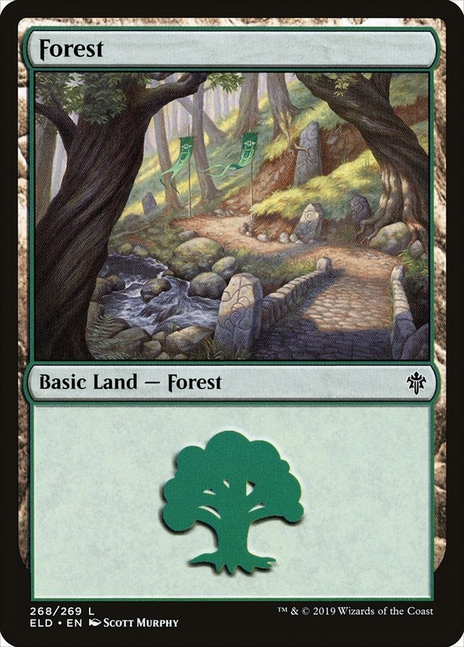 Image for Forest (268) (Throne of Eldraine) (268) - Magic: The Gathering