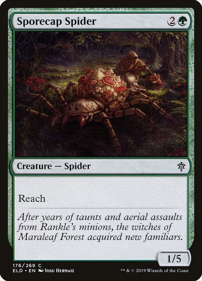 Image for Sporecap Spider (Throne of Eldraine) (176) - Magic: The Gathering