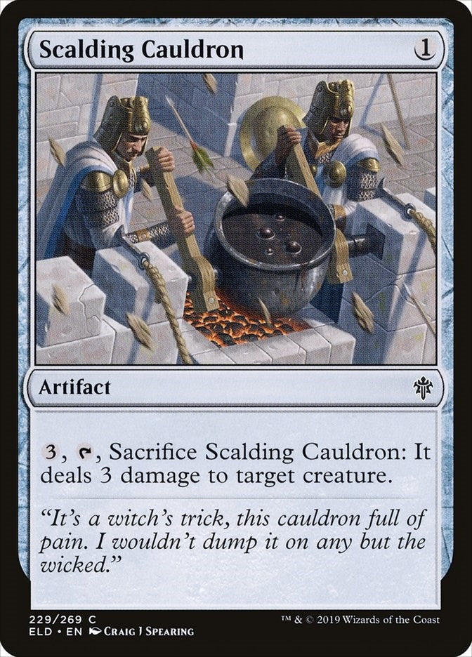 Image for Scalding Cauldron (Throne of Eldraine) (229) - Magic: The Gathering