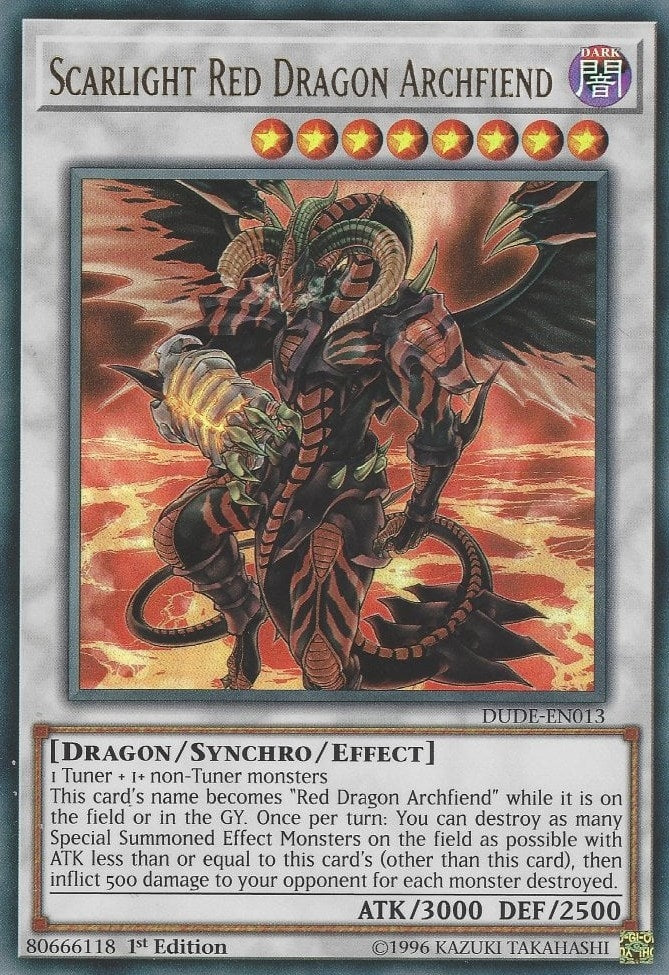 Image for Scarlight Red Dragon Archfiend (Duel Devastator) (DUDE-EN013) - YuGiOh