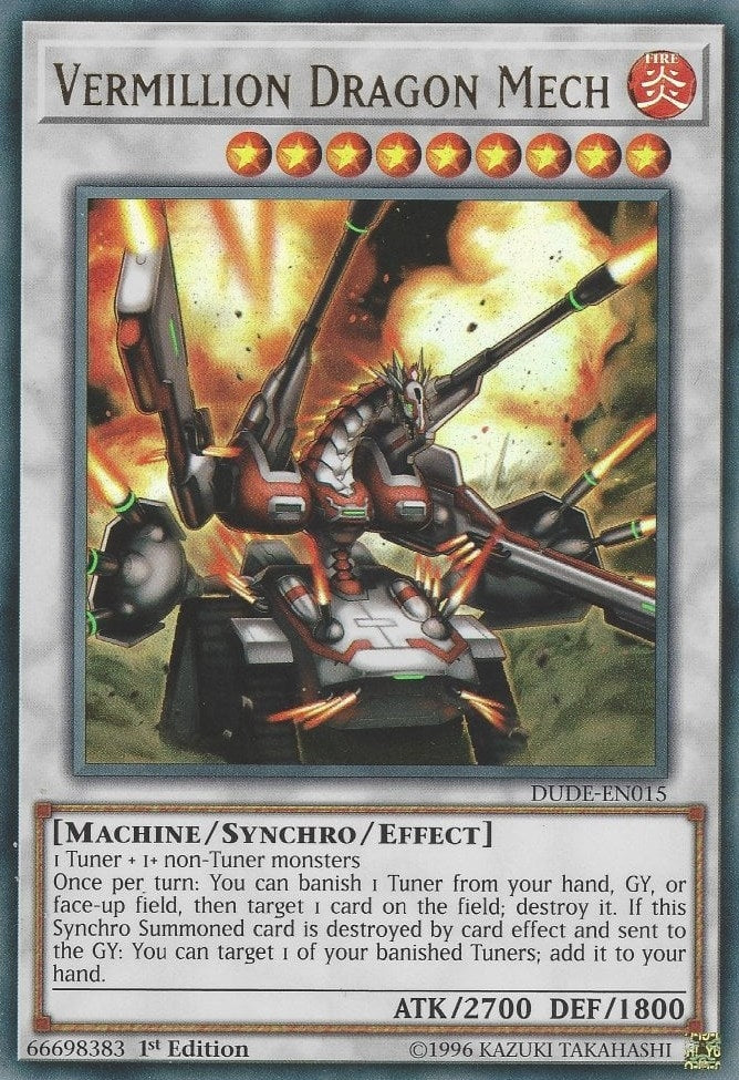 Image for Vermillion Dragon Mech (Duel Devastator) (DUDE-EN015) - YuGiOh