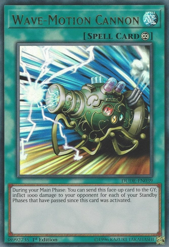 Image for Wave-Motion Cannon (Duel Devastator) (DUDE-EN039) - YuGiOh