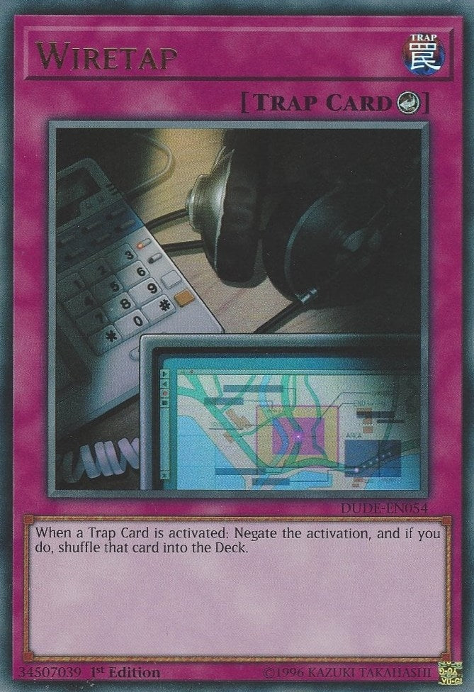 Image for Wiretap (Duel Devastator) (DUDE-EN054) - YuGiOh