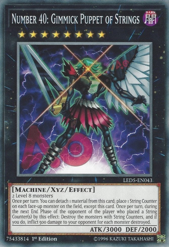 Image for Number 40: Gimmick Puppet of Strings (Legendary Duelists: Immortal Destiny) (LED5-EN043) - YuGiOh