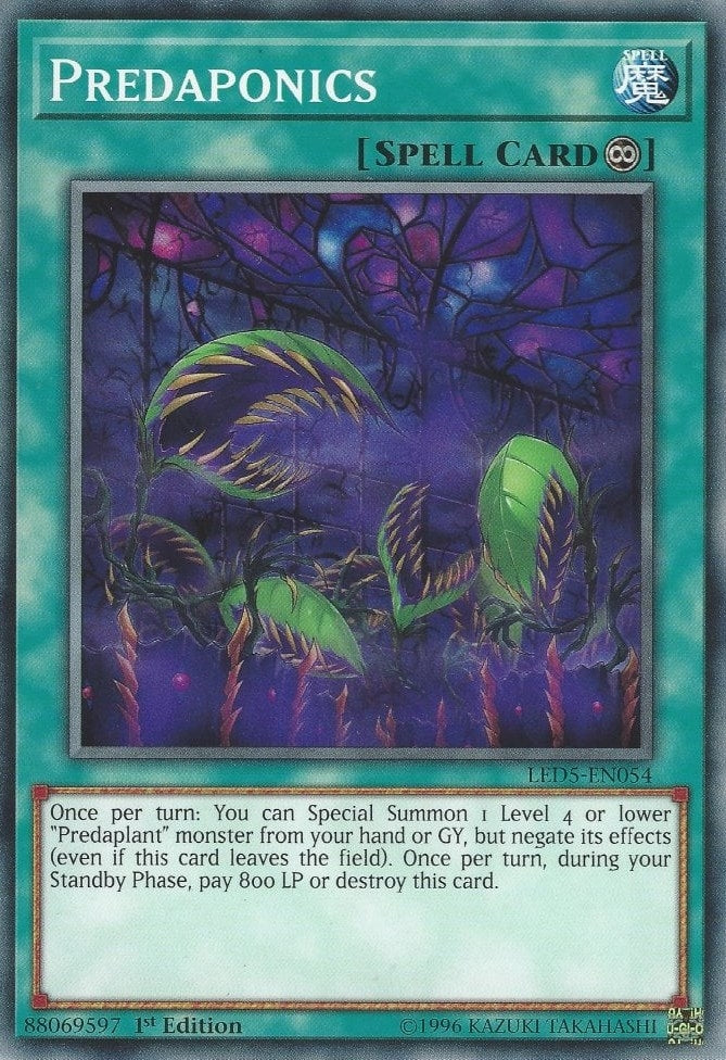 Image for Predaponics (Legendary Duelists: Immortal Destiny) (LED5-EN054) - YuGiOh