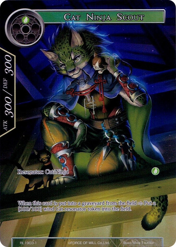 Image for Cat Ninja Scout (Promo Cards) (RL1903-1) - Force of Will