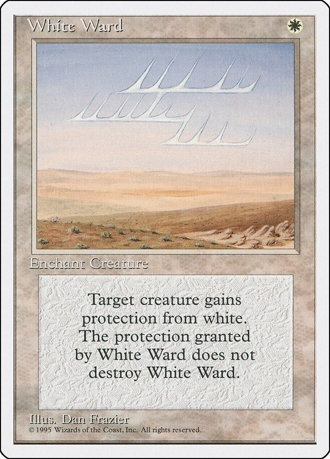 Image for White Ward (Fourth Edition) - Magic: The Gathering