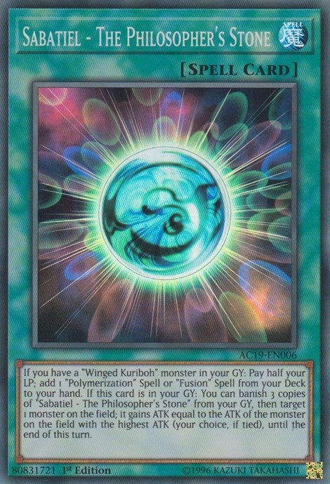 Image for Sabatiel - The Philosopher's Stone (Advent Calendar 2019) (AC19-EN006) - YuGiOh