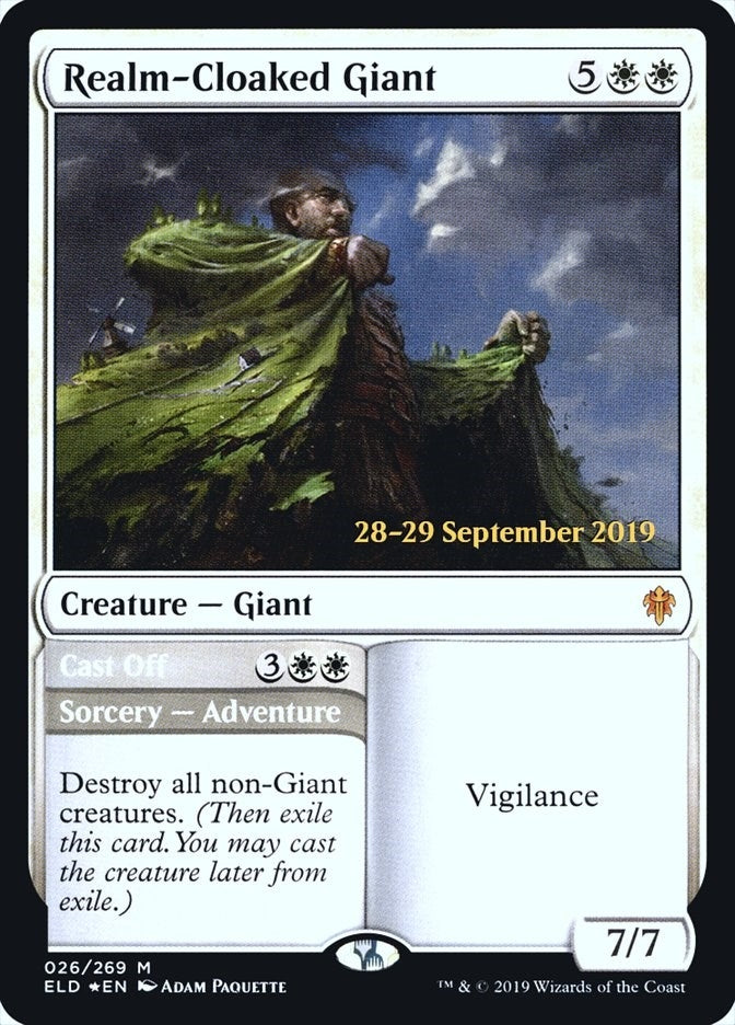 Image for Realm-Cloaked Giant (Prerelease Cards) (26) - Magic: The Gathering