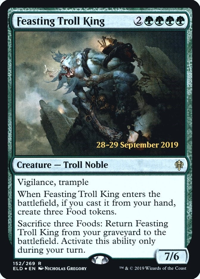 Image for Feasting Troll King (Prerelease Cards) (152) - Magic: The Gathering