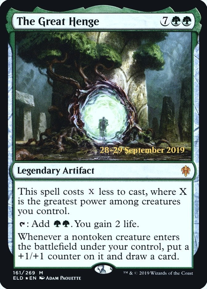 Image for The Great Henge (Prerelease Cards) (161) - Magic: The Gathering